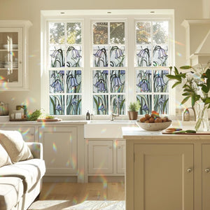 Bluebell Stained Glass Window Film
