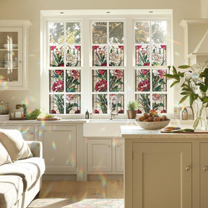 Carnation Stained Glass Window Film