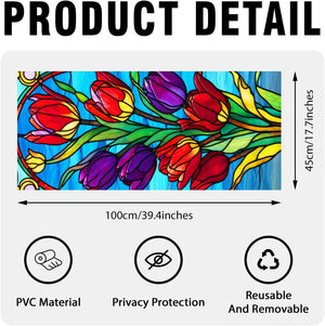 Tulip Stained Glass Window Film