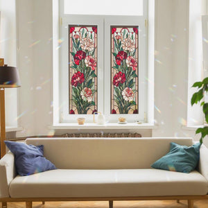 Carnation Stained Glass Window Film