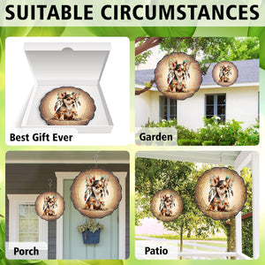 Chihuahua Native Wind Spinner Hanging for Yard and Garden